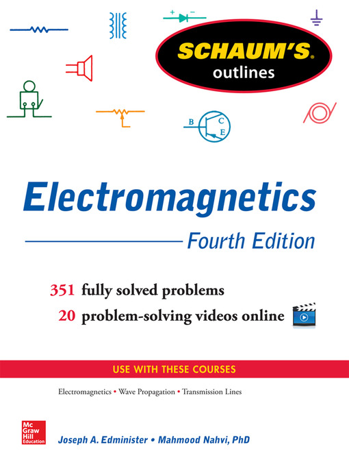 Imagen de portada para Schaum's Outline of Electromagnetics